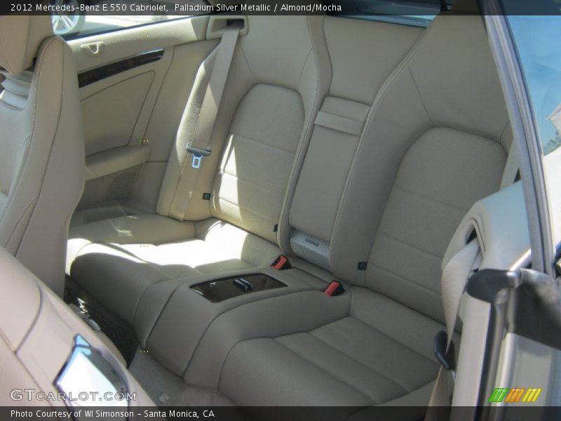 Palladium Silver Metallic / Almond/Mocha 2012 Mercedes-Benz E 550 Cabriolet