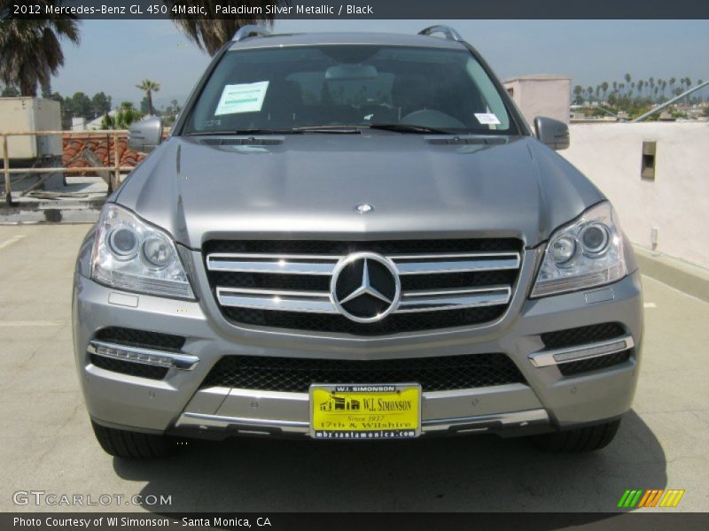 Paladium Silver Metallic / Black 2012 Mercedes-Benz GL 450 4Matic