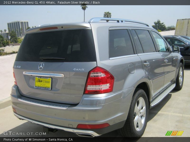 Paladium Silver Metallic / Black 2012 Mercedes-Benz GL 450 4Matic