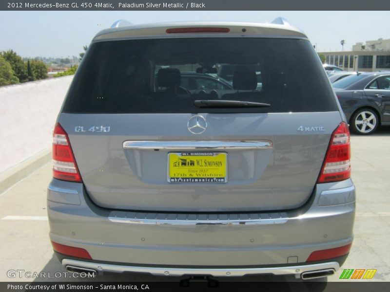 Paladium Silver Metallic / Black 2012 Mercedes-Benz GL 450 4Matic