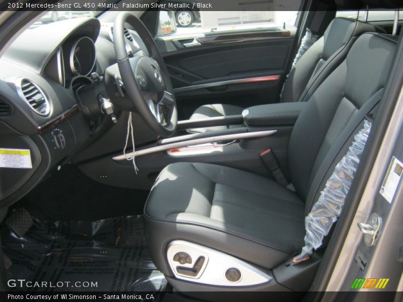 Paladium Silver Metallic / Black 2012 Mercedes-Benz GL 450 4Matic