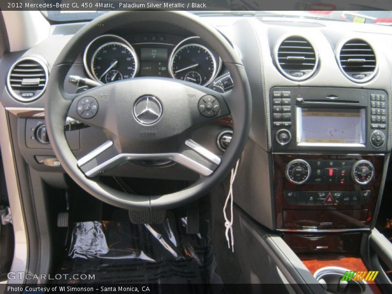 Paladium Silver Metallic / Black 2012 Mercedes-Benz GL 450 4Matic