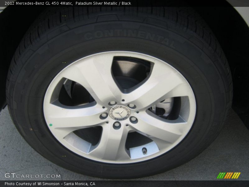 Paladium Silver Metallic / Black 2012 Mercedes-Benz GL 450 4Matic