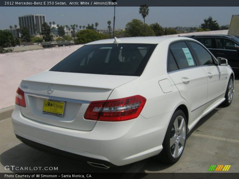 Arctic White / Almond/Black 2012 Mercedes-Benz E 350 Sedan