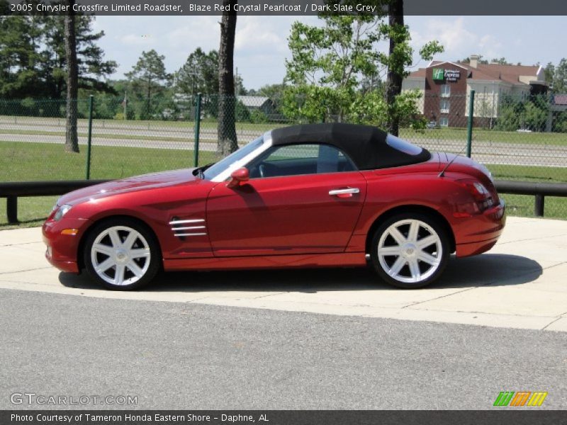 Blaze Red Crystal Pearlcoat / Dark Slate Grey 2005 Chrysler Crossfire Limited Roadster