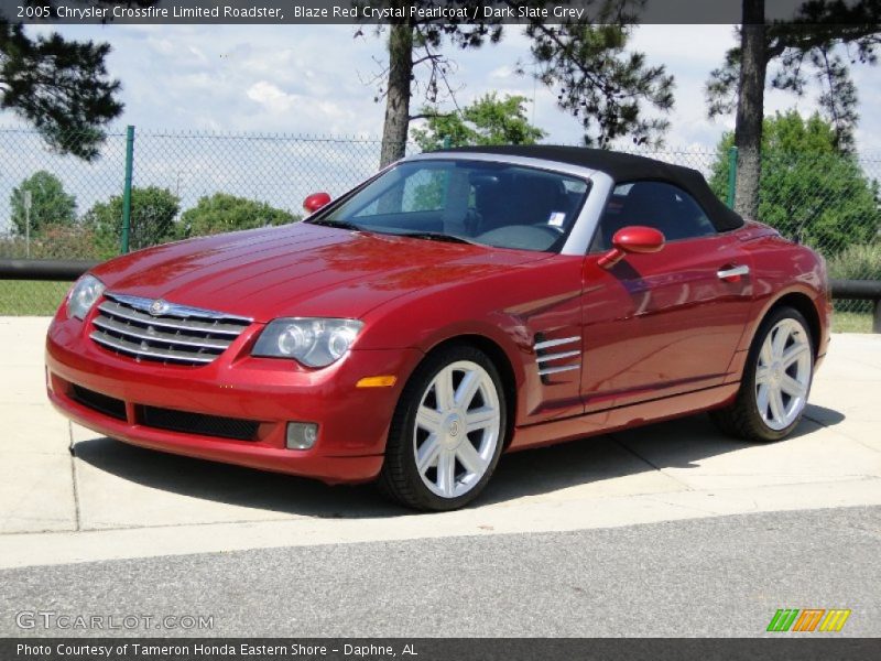 Blaze Red Crystal Pearlcoat / Dark Slate Grey 2005 Chrysler Crossfire Limited Roadster