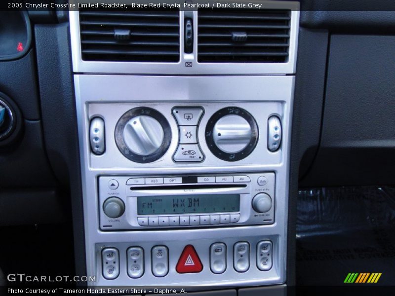Blaze Red Crystal Pearlcoat / Dark Slate Grey 2005 Chrysler Crossfire Limited Roadster