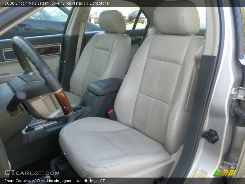 Silver Birch Metallic / Light Stone 2008 Lincoln MKZ Sedan