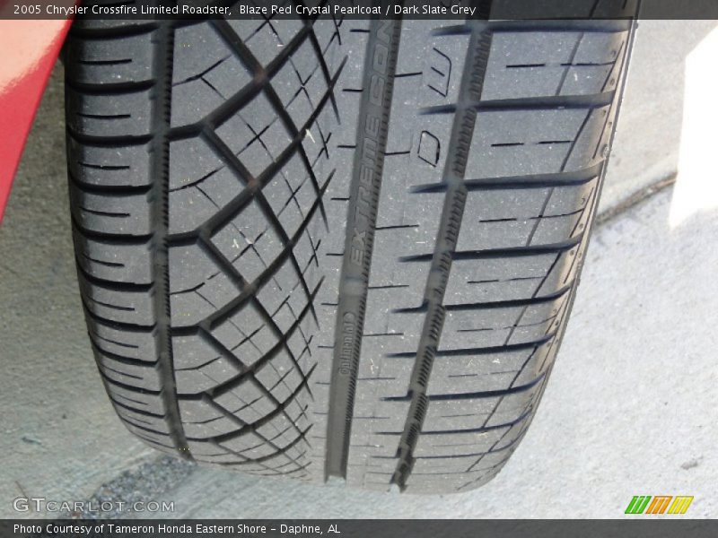 Blaze Red Crystal Pearlcoat / Dark Slate Grey 2005 Chrysler Crossfire Limited Roadster