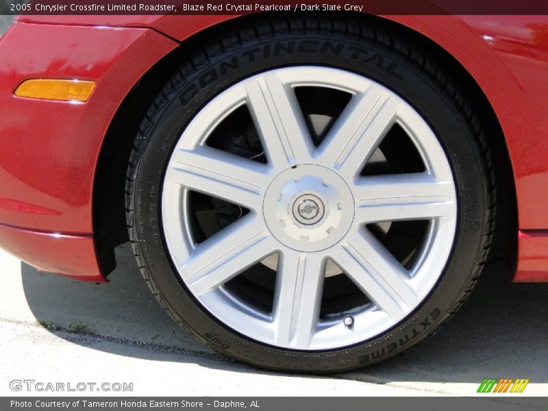 Blaze Red Crystal Pearlcoat / Dark Slate Grey 2005 Chrysler Crossfire Limited Roadster