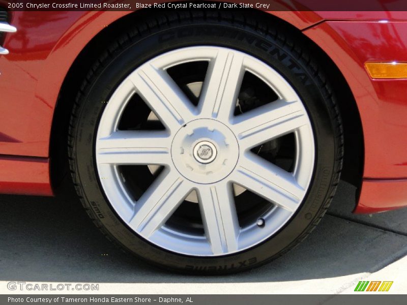 Blaze Red Crystal Pearlcoat / Dark Slate Grey 2005 Chrysler Crossfire Limited Roadster