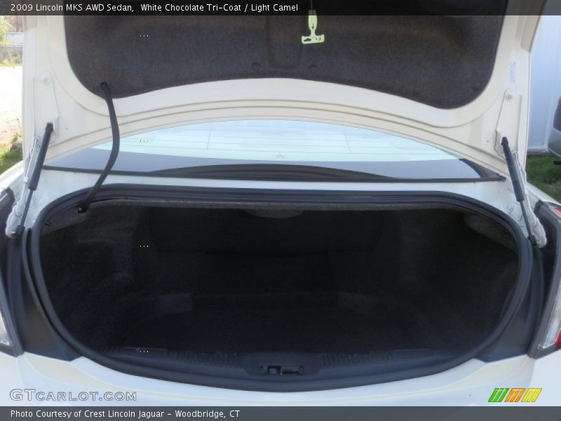 White Chocolate Tri-Coat / Light Camel 2009 Lincoln MKS AWD Sedan