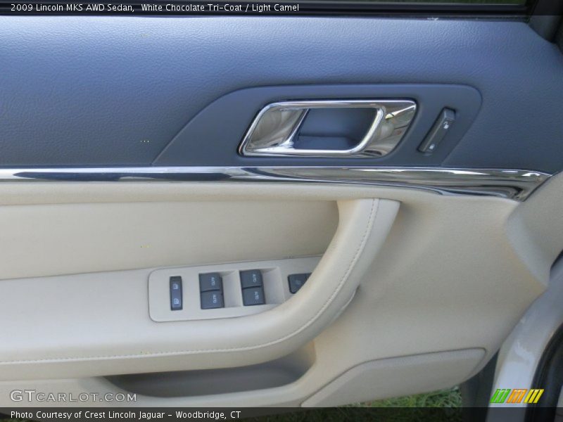 White Chocolate Tri-Coat / Light Camel 2009 Lincoln MKS AWD Sedan