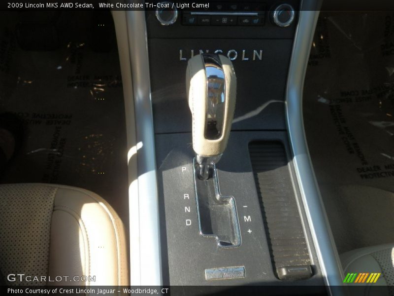 White Chocolate Tri-Coat / Light Camel 2009 Lincoln MKS AWD Sedan