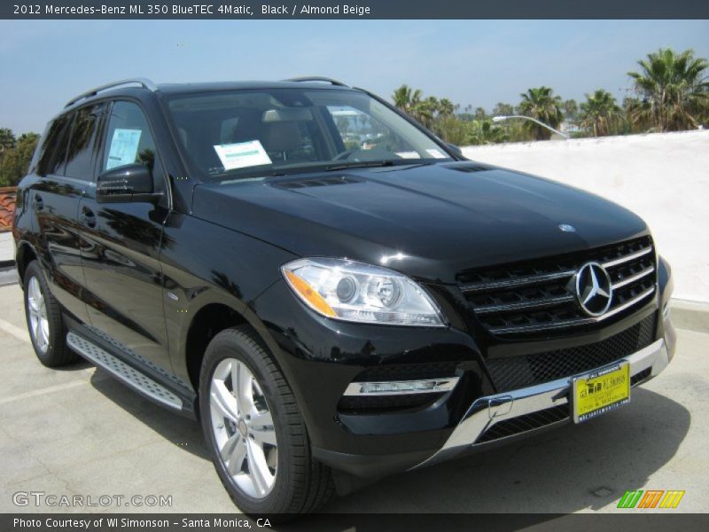 Black / Almond Beige 2012 Mercedes-Benz ML 350 BlueTEC 4Matic