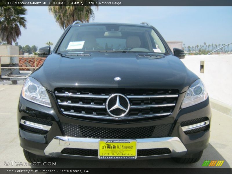 Black / Almond Beige 2012 Mercedes-Benz ML 350 BlueTEC 4Matic
