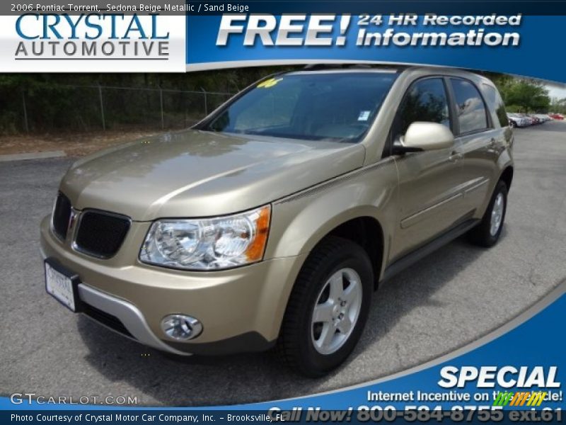 Sedona Beige Metallic / Sand Beige 2006 Pontiac Torrent