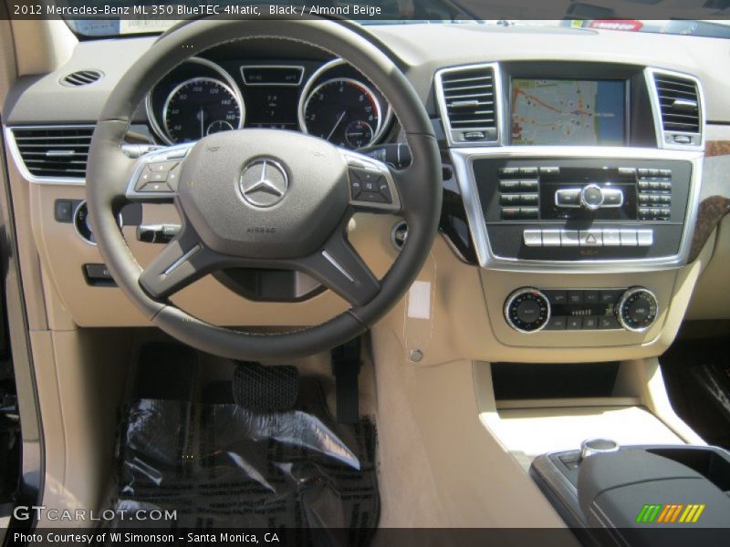 Black / Almond Beige 2012 Mercedes-Benz ML 350 BlueTEC 4Matic