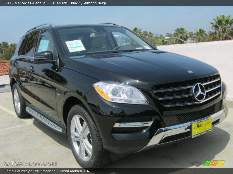 Black / Almond Beige 2012 Mercedes-Benz ML 350 4Matic