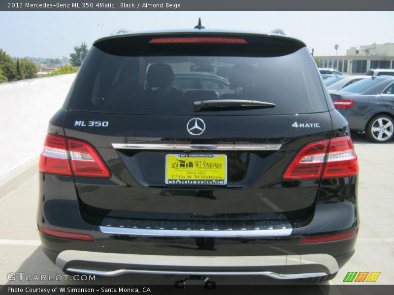 Black / Almond Beige 2012 Mercedes-Benz ML 350 4Matic