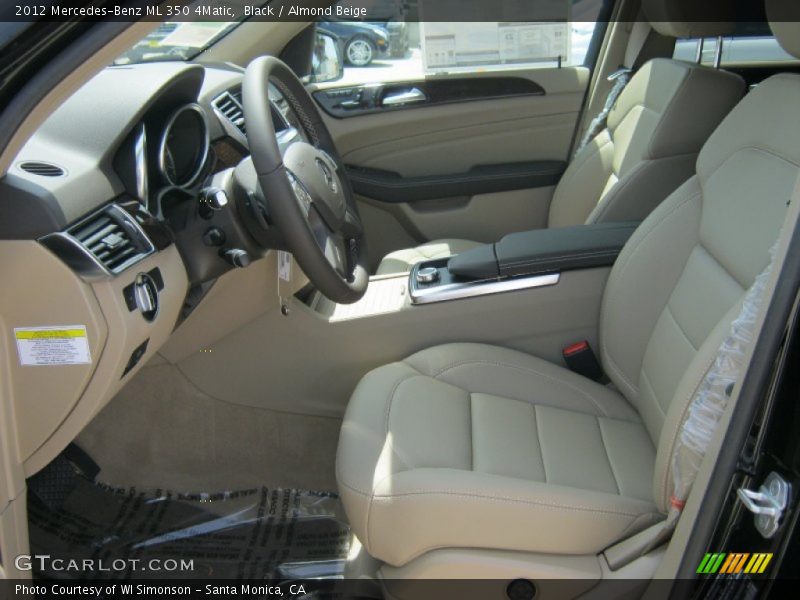 Black / Almond Beige 2012 Mercedes-Benz ML 350 4Matic