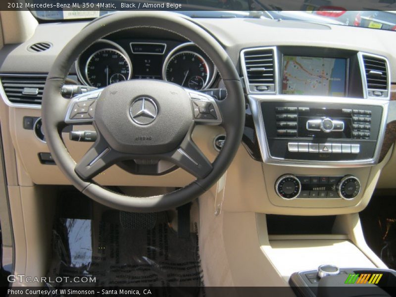 Black / Almond Beige 2012 Mercedes-Benz ML 350 4Matic