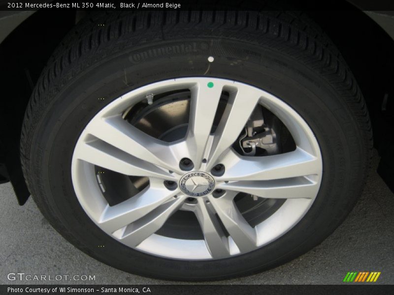 Black / Almond Beige 2012 Mercedes-Benz ML 350 4Matic