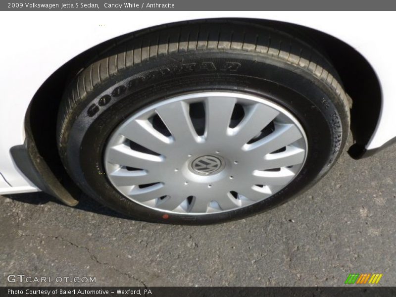Candy White / Anthracite 2009 Volkswagen Jetta S Sedan