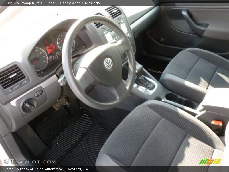 Candy White / Anthracite 2009 Volkswagen Jetta S Sedan