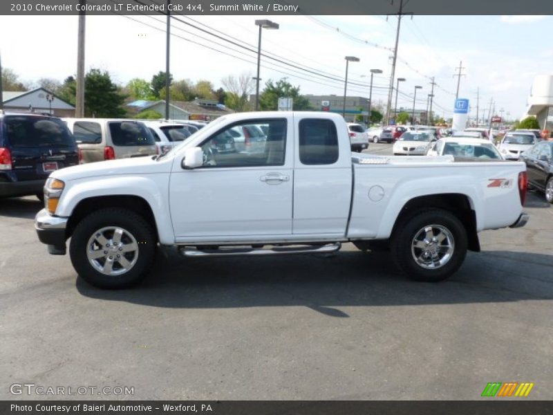 Summit White / Ebony 2010 Chevrolet Colorado LT Extended Cab 4x4