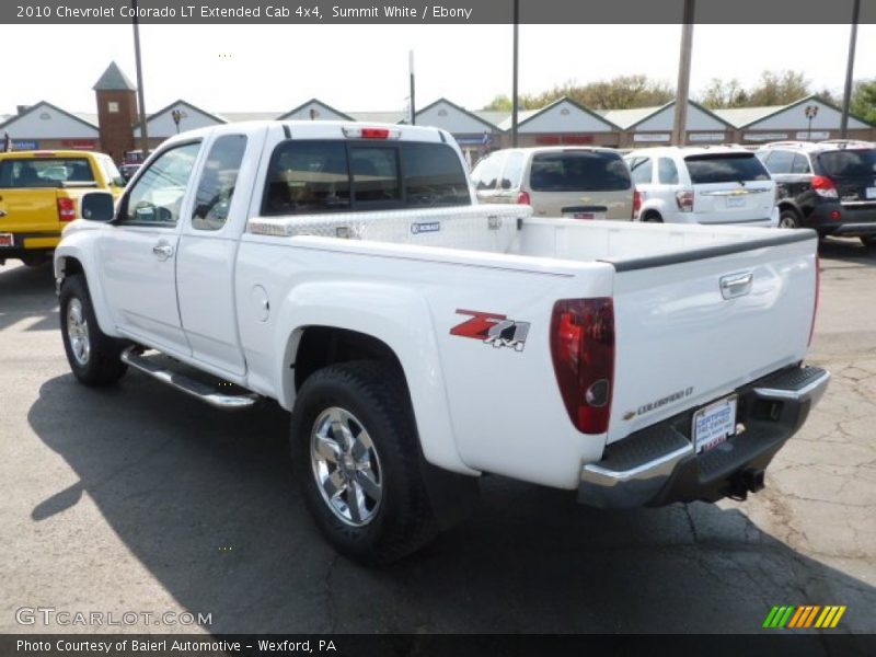 Summit White / Ebony 2010 Chevrolet Colorado LT Extended Cab 4x4