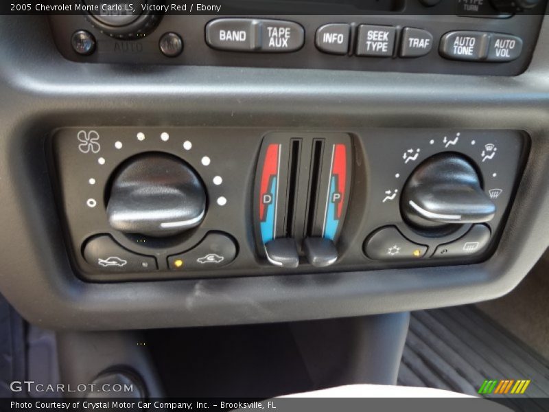 Victory Red / Ebony 2005 Chevrolet Monte Carlo LS