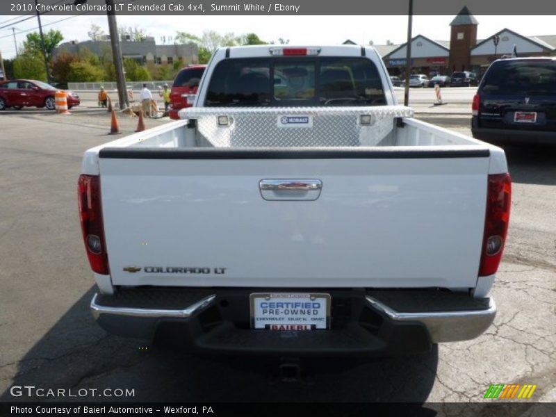 Summit White / Ebony 2010 Chevrolet Colorado LT Extended Cab 4x4