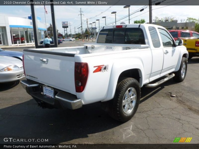 Summit White / Ebony 2010 Chevrolet Colorado LT Extended Cab 4x4