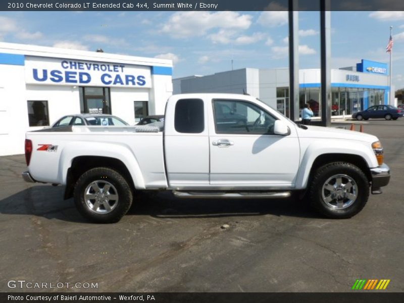 Summit White / Ebony 2010 Chevrolet Colorado LT Extended Cab 4x4