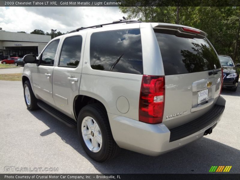 Gold Mist Metallic / Light Cashmere 2009 Chevrolet Tahoe LT XFE