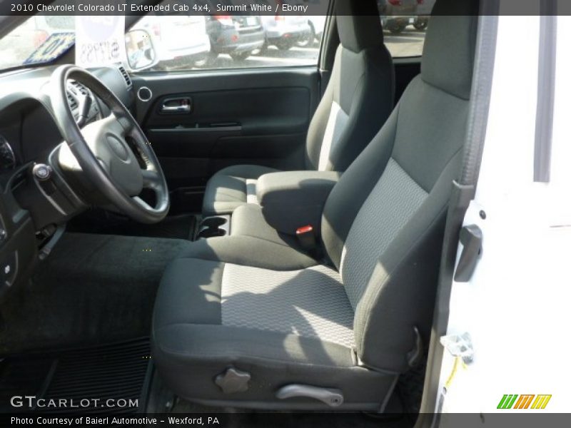 Summit White / Ebony 2010 Chevrolet Colorado LT Extended Cab 4x4