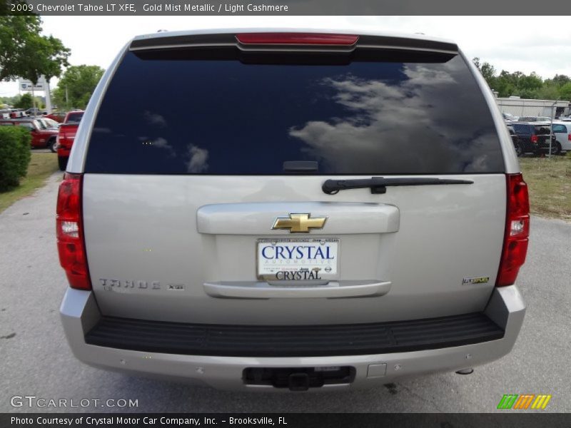 Gold Mist Metallic / Light Cashmere 2009 Chevrolet Tahoe LT XFE
