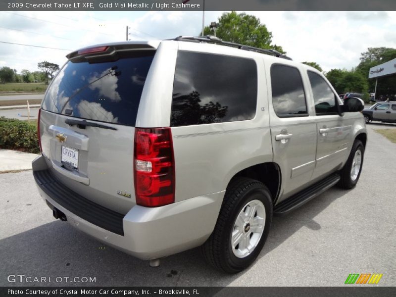 Gold Mist Metallic / Light Cashmere 2009 Chevrolet Tahoe LT XFE