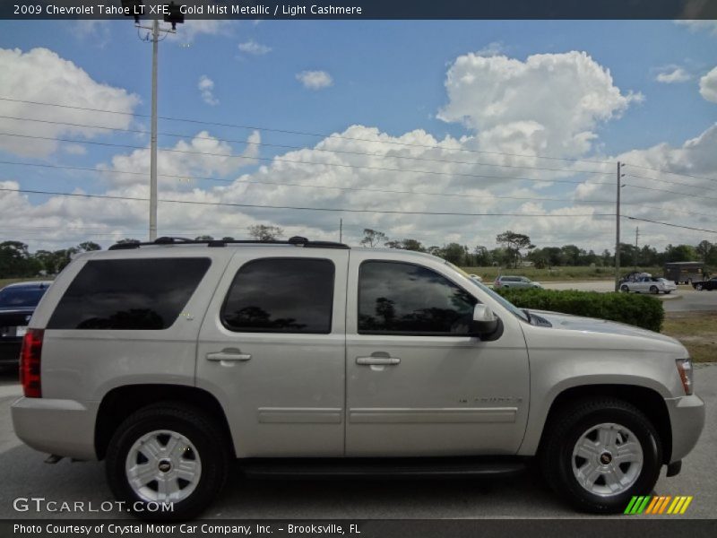 Gold Mist Metallic / Light Cashmere 2009 Chevrolet Tahoe LT XFE