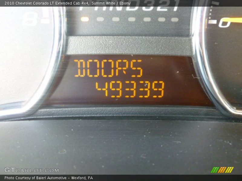 Summit White / Ebony 2010 Chevrolet Colorado LT Extended Cab 4x4
