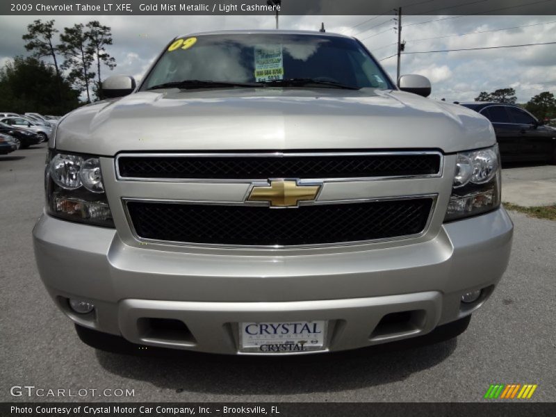 Gold Mist Metallic / Light Cashmere 2009 Chevrolet Tahoe LT XFE