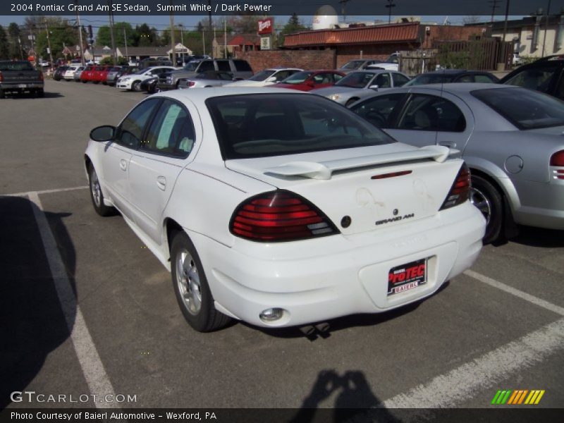 Summit White / Dark Pewter 2004 Pontiac Grand Am SE Sedan