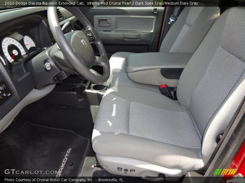 Inferno Red Crystal Pearl / Dark Slate Gray/Medium Slate Gray 2010 Dodge Dakota Big Horn Extended Cab