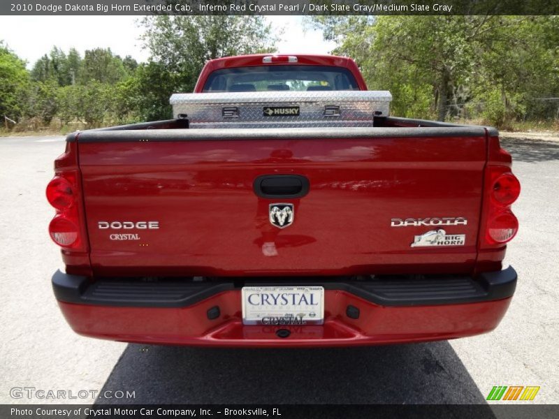 Inferno Red Crystal Pearl / Dark Slate Gray/Medium Slate Gray 2010 Dodge Dakota Big Horn Extended Cab
