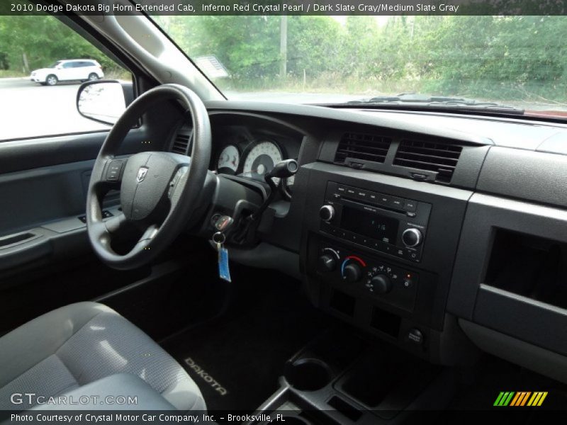 Inferno Red Crystal Pearl / Dark Slate Gray/Medium Slate Gray 2010 Dodge Dakota Big Horn Extended Cab