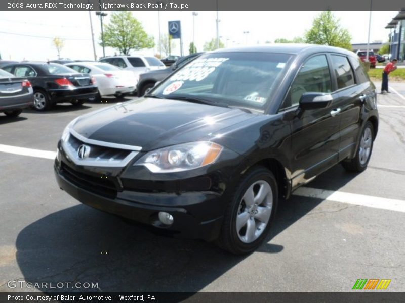 Nighthawk Black Pearl / Taupe 2008 Acura RDX Technology