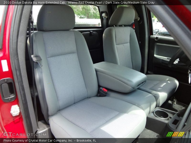 Inferno Red Crystal Pearl / Dark Slate Gray/Medium Slate Gray 2010 Dodge Dakota Big Horn Extended Cab