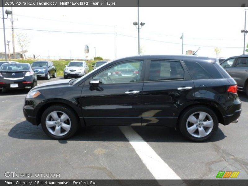 Nighthawk Black Pearl / Taupe 2008 Acura RDX Technology