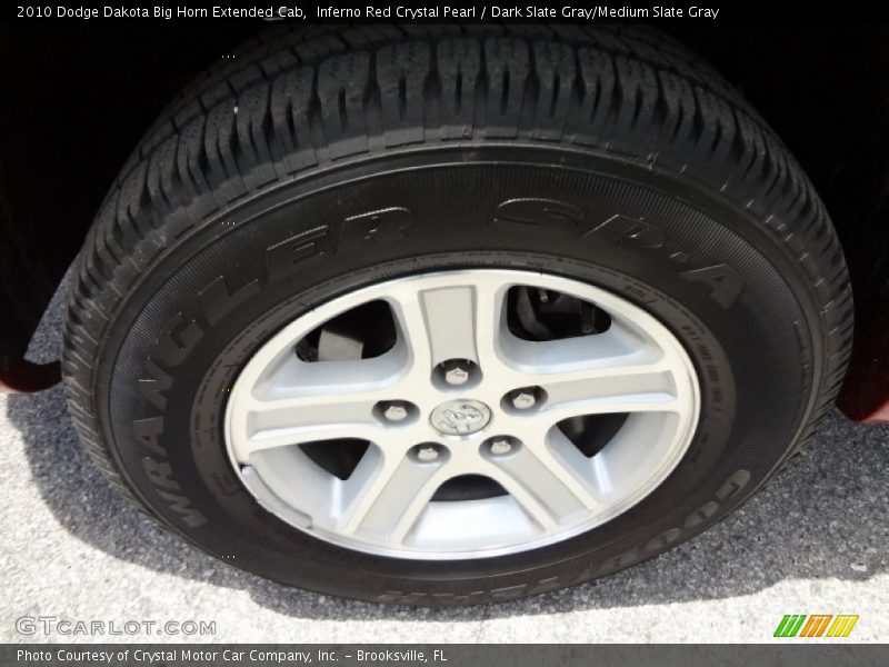 Inferno Red Crystal Pearl / Dark Slate Gray/Medium Slate Gray 2010 Dodge Dakota Big Horn Extended Cab